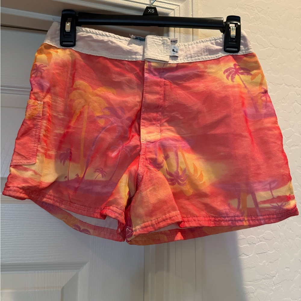 Super cute women’s size 9 unlined board shorts. Multicolor by Jimmy Z